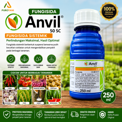 Fungisida Anvil 50 SC 250ml Sistemik Padi Sehat