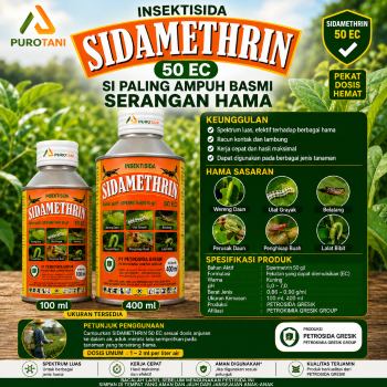 Sidamethrin 50 EC bahan akfif sipermetrin