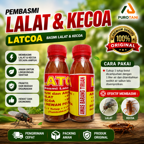 Latcoa Pembasmi Lalat Kecoa Kutu Belatung