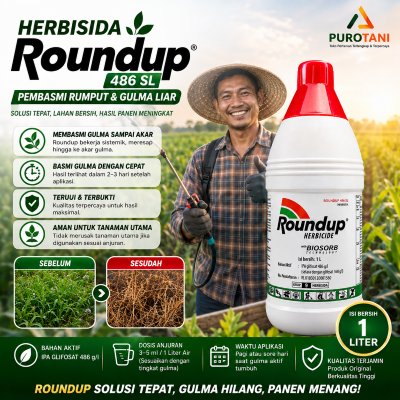 Obat Rumput Roundup 1 Liter
