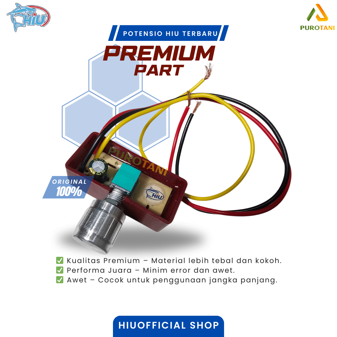 Potensio Hiu Sprayer DC Asli