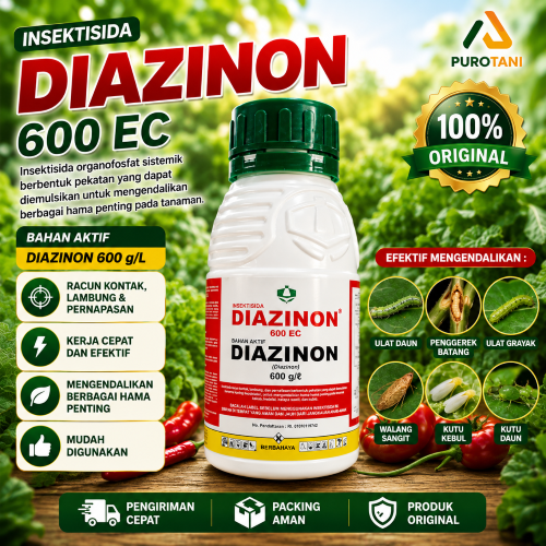Insektisida Diazinon 600 EC 100ML 500ML