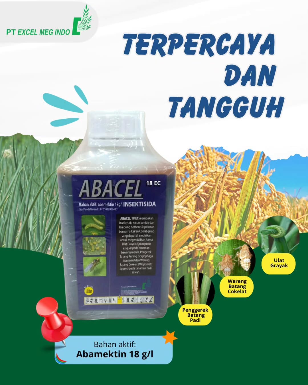 Insektisida Abacel 18EC Abamectin 18 EC