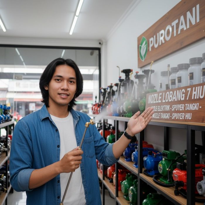 Nozzle Lubang 7 Gepak Sprayer Import HIU Original – Kabut Super Halus