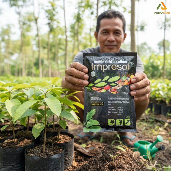 Impresol Pupuk Kalium Asam Humat Fe Pembenah Tanah