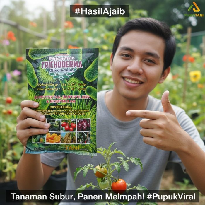 Pupuk Hayati Trichoderma Gliocladium Perisai Ajaib